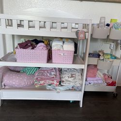 Crib And Changing Table Bundle 