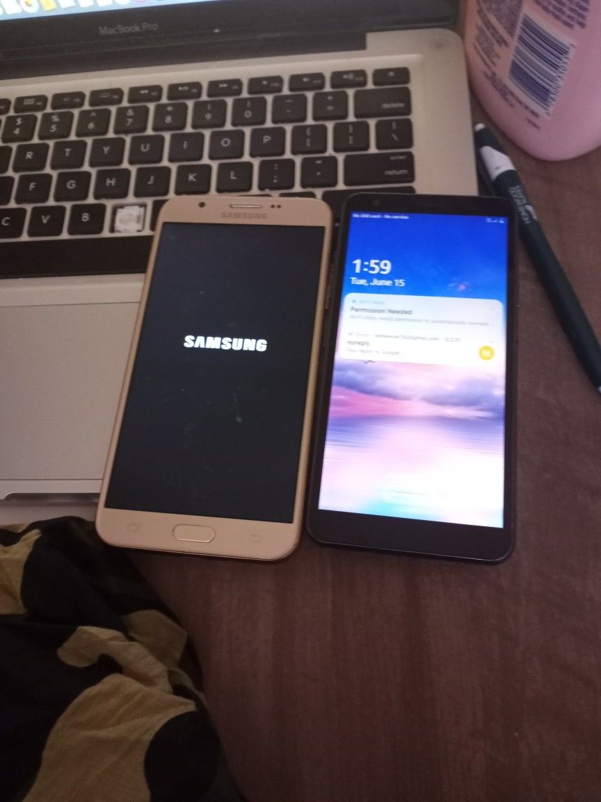 Samsung J7 And A Walmart LG Phone