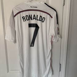 Ronaldo Real Madrid Soccer Jersey Size L