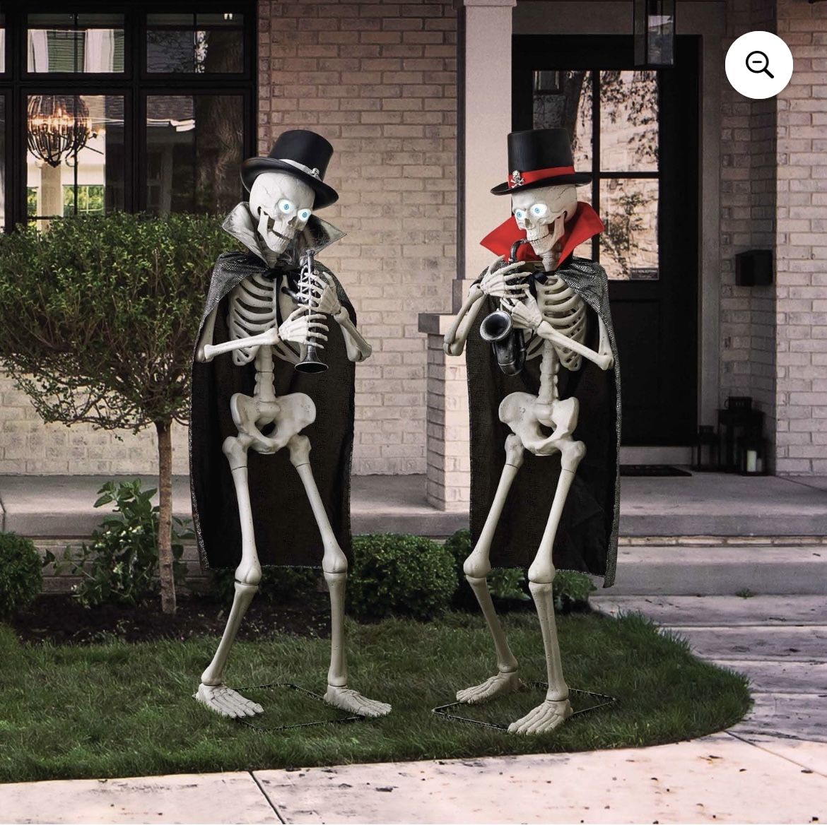 Halloween 5.5ft Tall Musical Skeletons, Set of 2