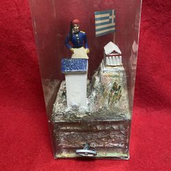 Made In Greece Greek Evzom Musical Box Playing Never On A Sunday Imported From Greece