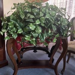 Mahogany Planter Stand 