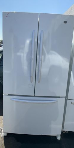 Maytag French Door  White Refrigerator
