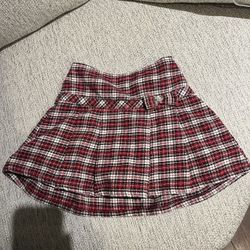 Girls Gymboree Plaid Skirt Size 6