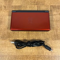 Nintendo DS Lite USG-001 Handheld System Red/Black Tested & Working