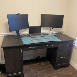 Gray Office Desk