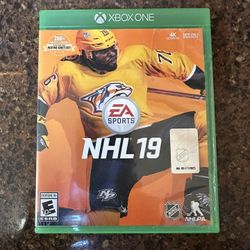Xbox one NHL 19