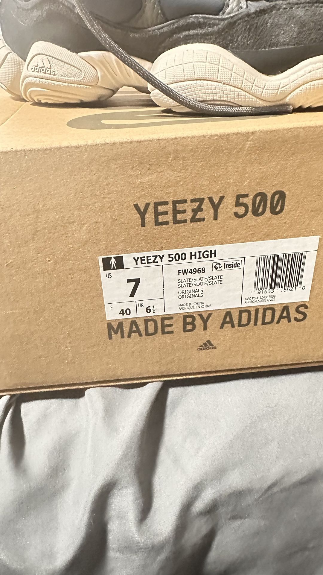 Yeezy 500 shop blush box