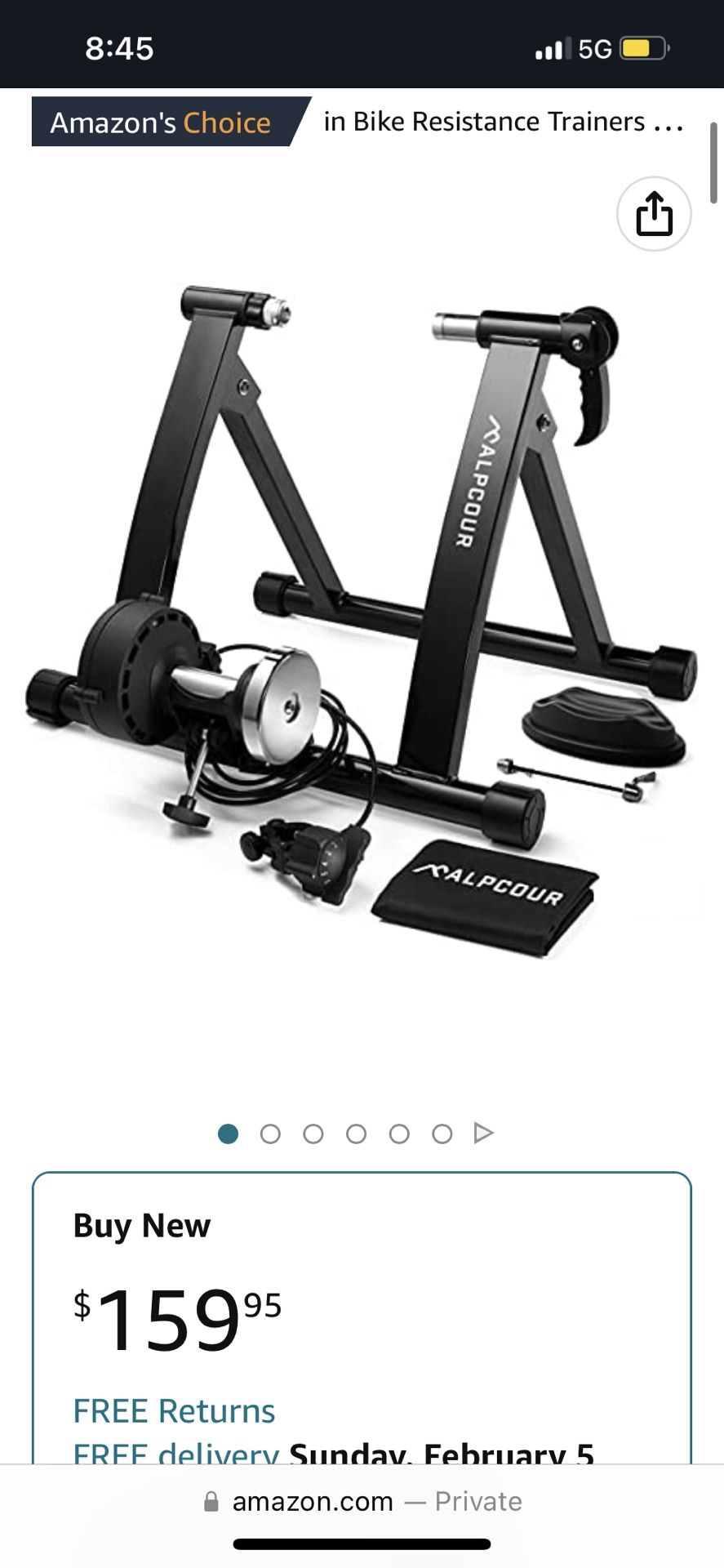 Alpcour Bike Trainer Stand for Indoor Riding