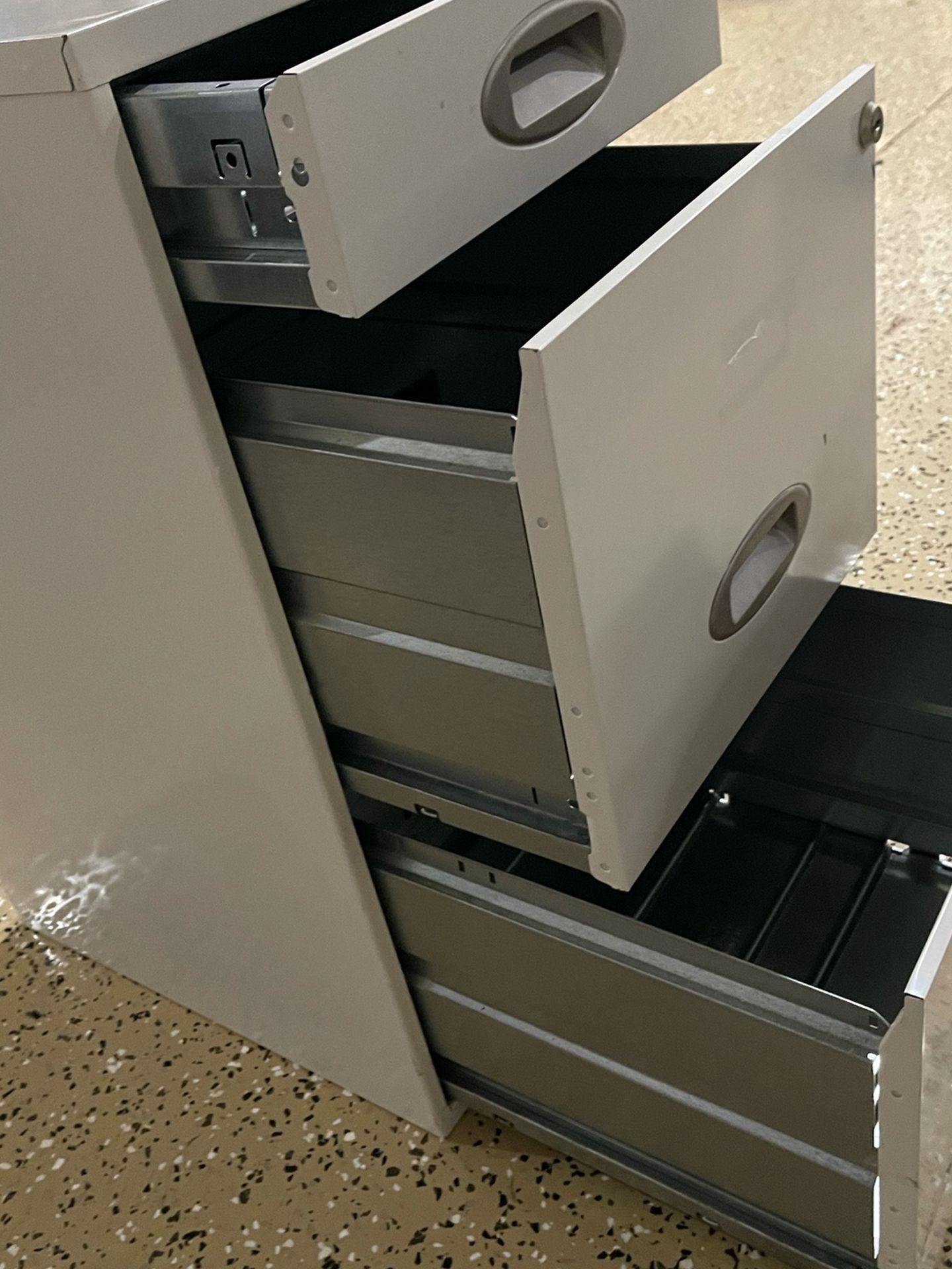 Metal file cabinet