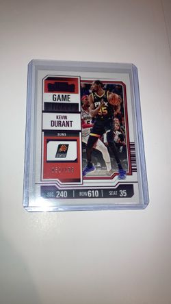 Kevin Durant Panini Contenders Pink Game Ticket /199