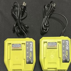 Ryobi 40v battery chargers