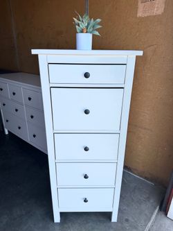 White IKEA Hemnes lingerie dresser