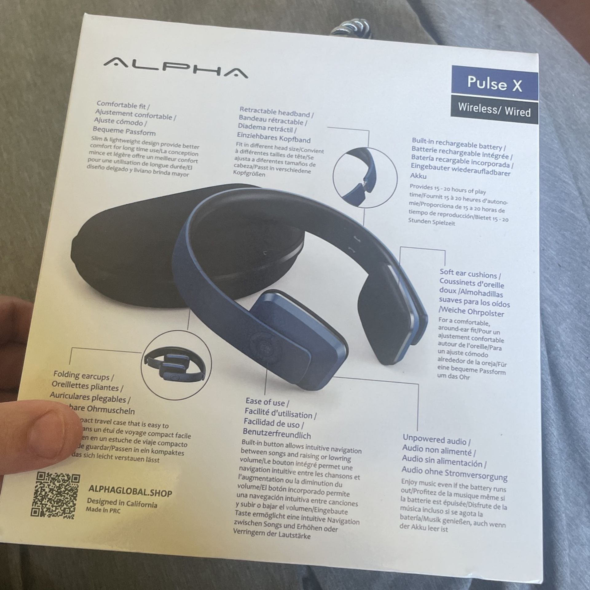 Alpha Pulse X Headphones
