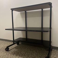 Computer Desk  / Hobby Station / Work Bench On Wheels