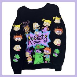 Black Rugrats Crewneck Sweatshirt