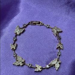 18k Gold Filled Butterfly Bracelet 
