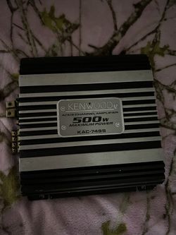 Old 4/3/2 Channel Amplifier Kenwood