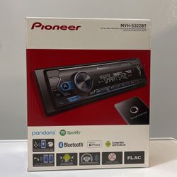 Pioneer Single Din Radio With Bluetooth, Usb, And 2 Pairs Of Rca Pre-Outs