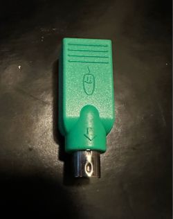 USB Female to PS/2 Male Mouse Adapter (Green)