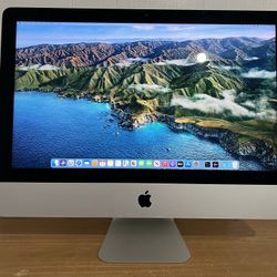 iMac Retina 4K 21.5 Inch Intel i5 8GB Ram 256GB SSD AMD Pro 555 GPU macOS Sonoma Apple Desktop