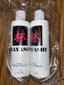 Lot Of 2 - 8 Oz Bottles Hayashi Special Styling Hair Formula Lotion Liquid - NEW