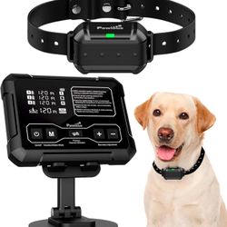 Wireless Dog Fence - High Precision Containment System for Up to 1 Acre, Indoor & Outdoor, Medium to Large Dogs 6-23in, Rechargeable, Waterproof, Port