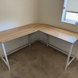 Amazon Basics L Shaped Desk 