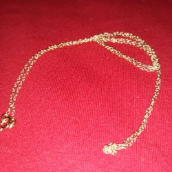 Women's Vermeil 16 Inches Dainty Chain