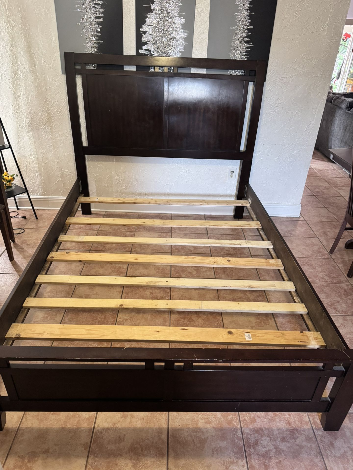 Queen Bed Wooden Frame