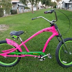 Pink fink discount bike for sale