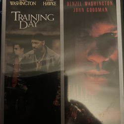 2 Movies DENZEL WASHINGTON DVD TRAINING DAY & FALLEN