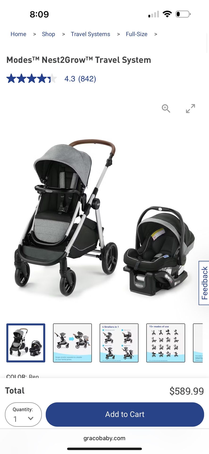 Graco Modes Nest Travel System