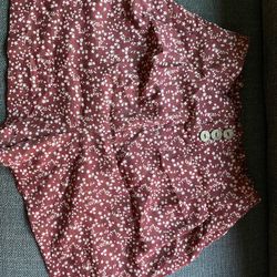 Flowy Print Pocket Shorts