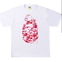 Bape X White Camo Pink Size Small BRAND NEW