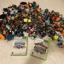 HUGE 12O Piece Skylanders Lot 2 Games 