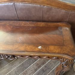 Wood Console Table