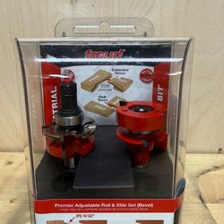 Freud rail and stile and raised panel bits