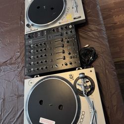 Gemini Direct  Drive Turntables And Mixer