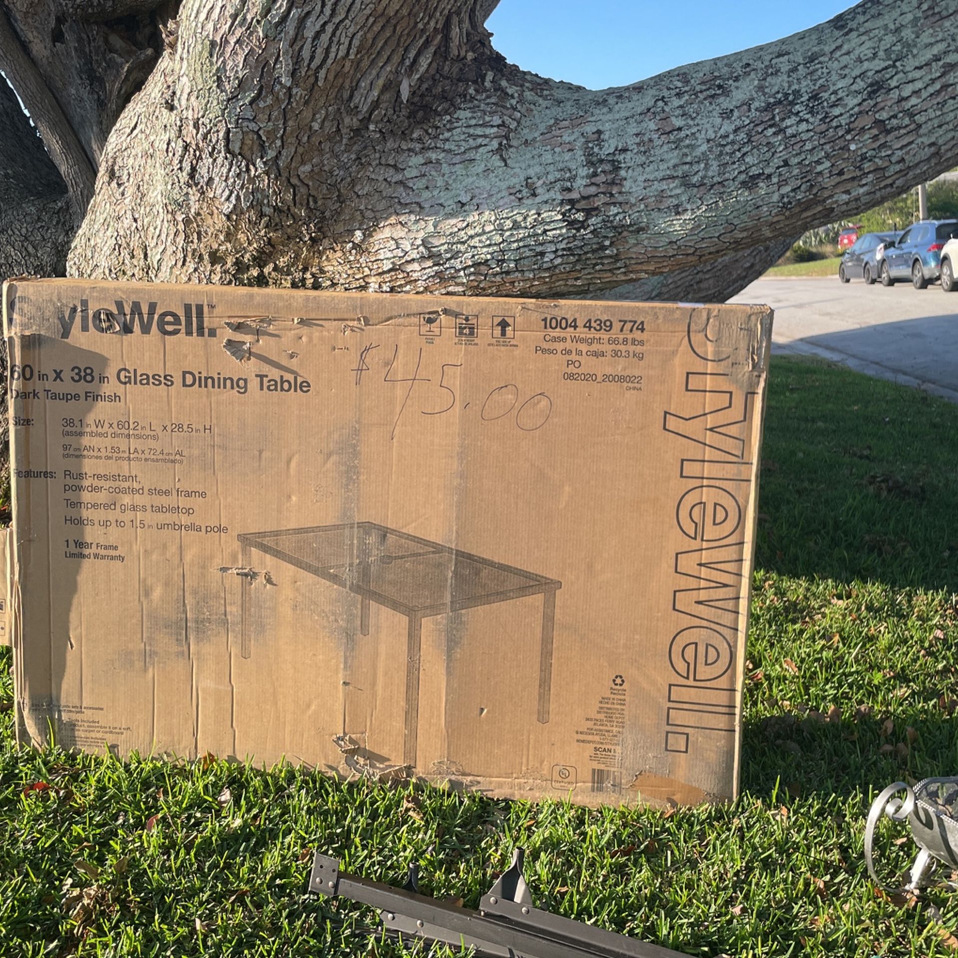 Brand New In Box Patio Table 