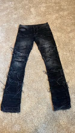 Stacked jeans rockstar original