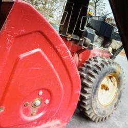 Big Snowblower.      For Blizzards  __removes Plow Snow 