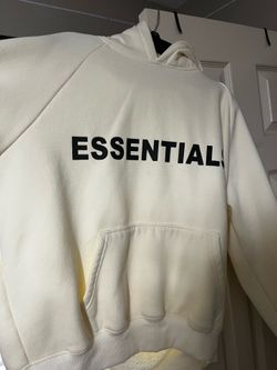 Essentials Hoodie Crème Color || MEN/WOMEN L-XL