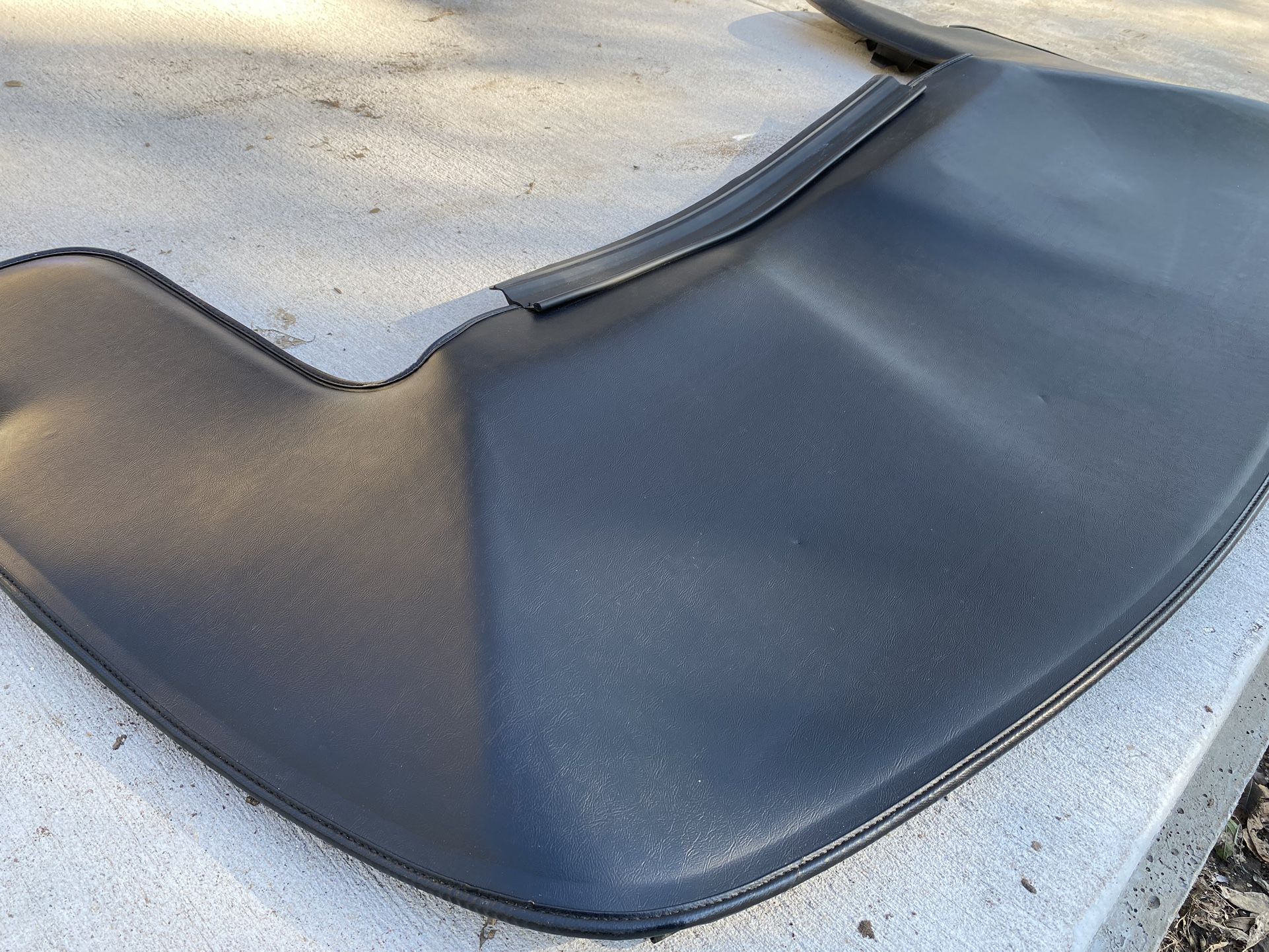 FORD MUSTANG 1994-04 CONVERTIBLE TOP TONNEAU PARADE BOOT COVER BLACK LEATHER