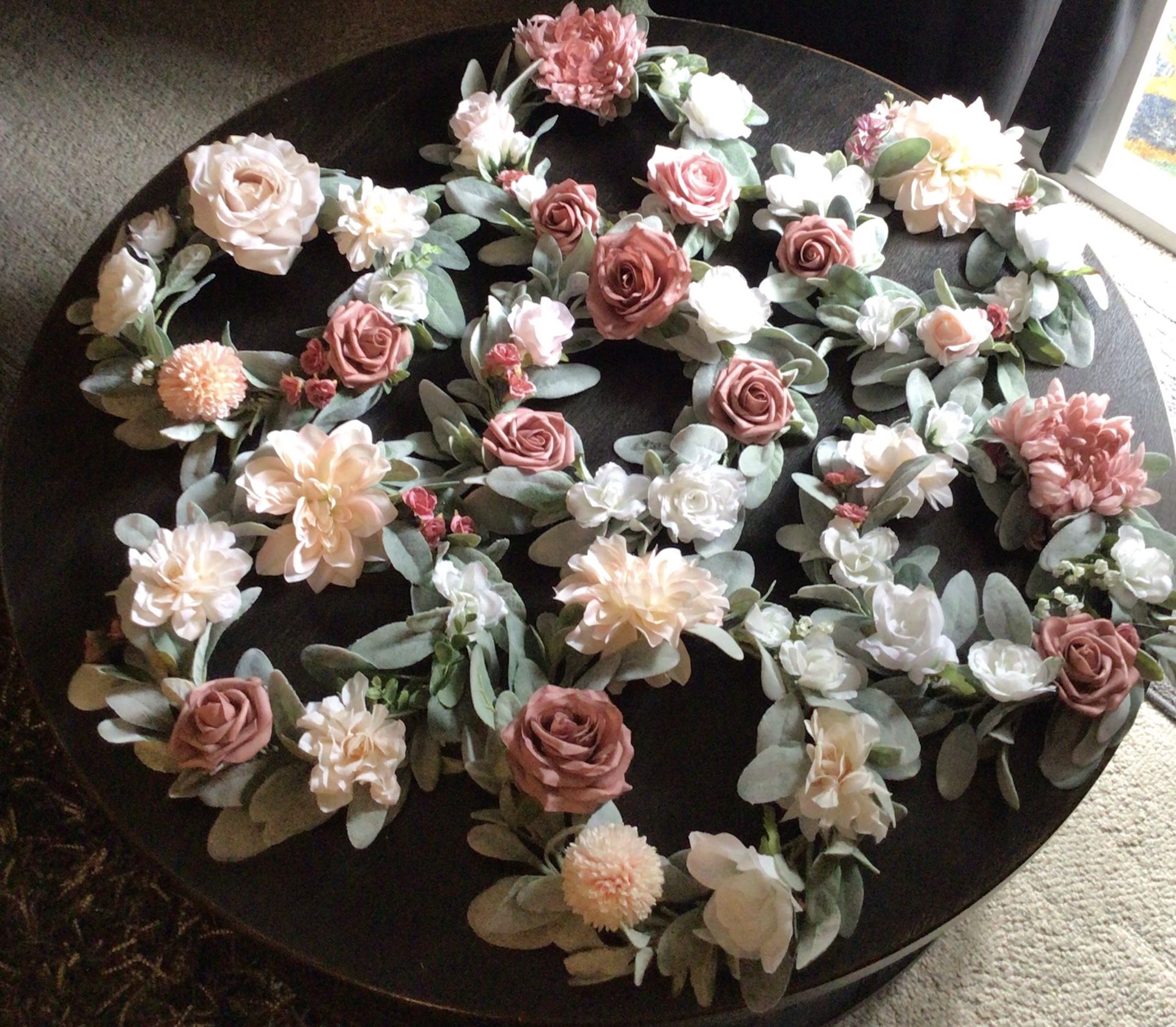 7 RUSTIC CENTER PIECES BEAUTIFUL DECORATION FOR YOUR PARTY