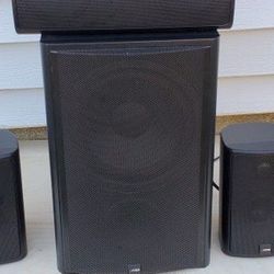 CANTON SUBWOOFER AND SPEAKERS