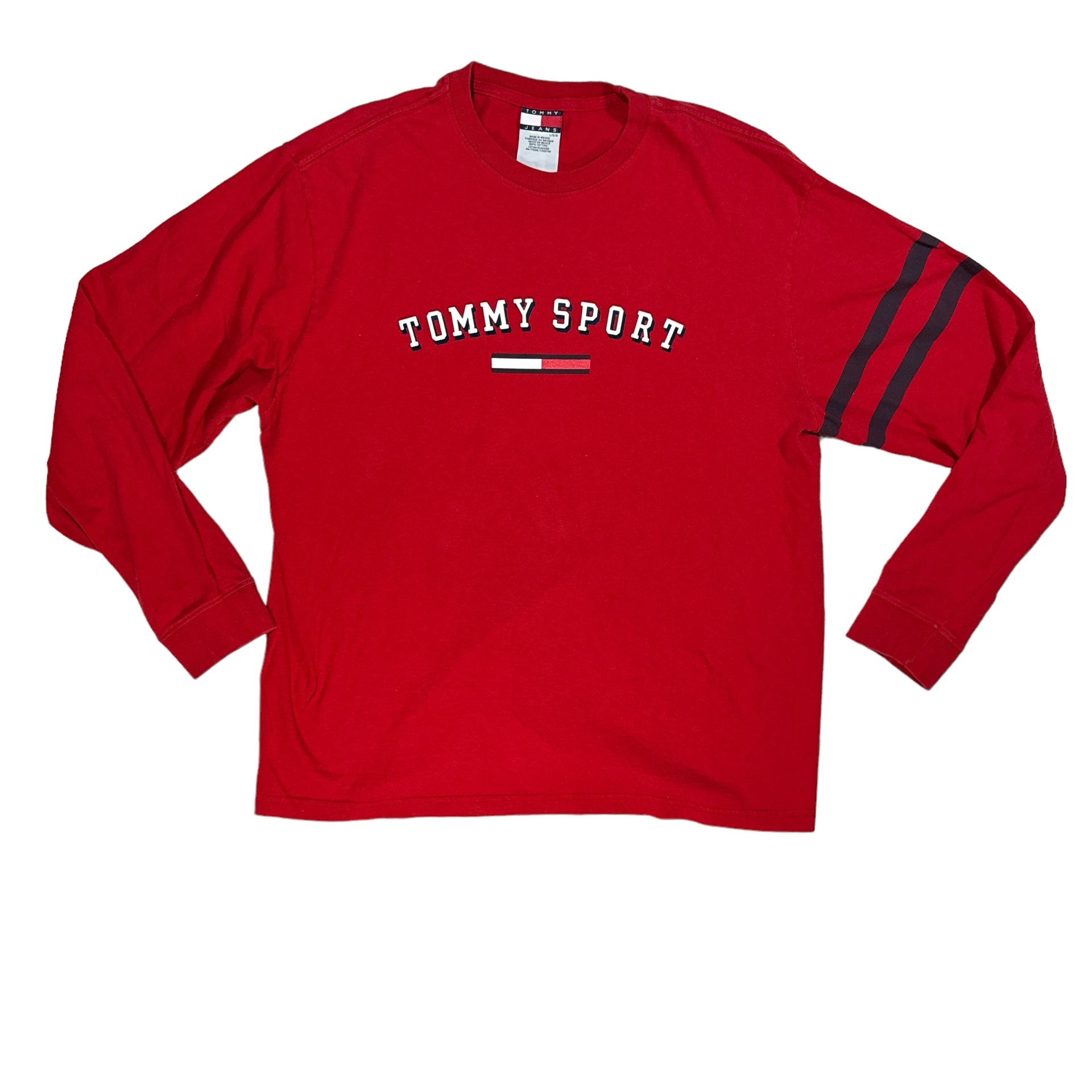 Vintage Tommy Sport Long Sleeve T Shirt