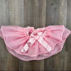 Girls Size 12-24 Months Pink 3-Layer Tutu Skirt