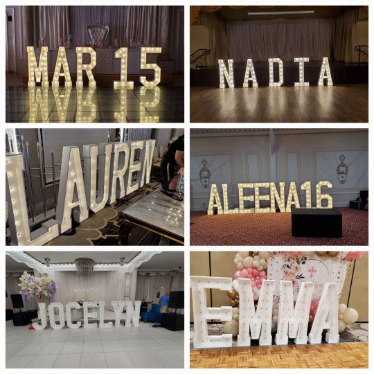 Marquee letters 4ft