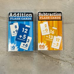 Addition & Subtraction Flash Cards
